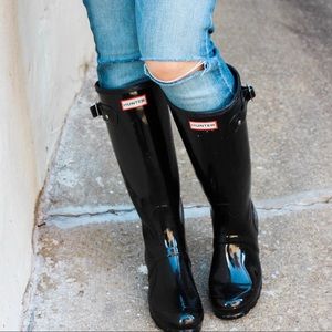 Hunter rain boots